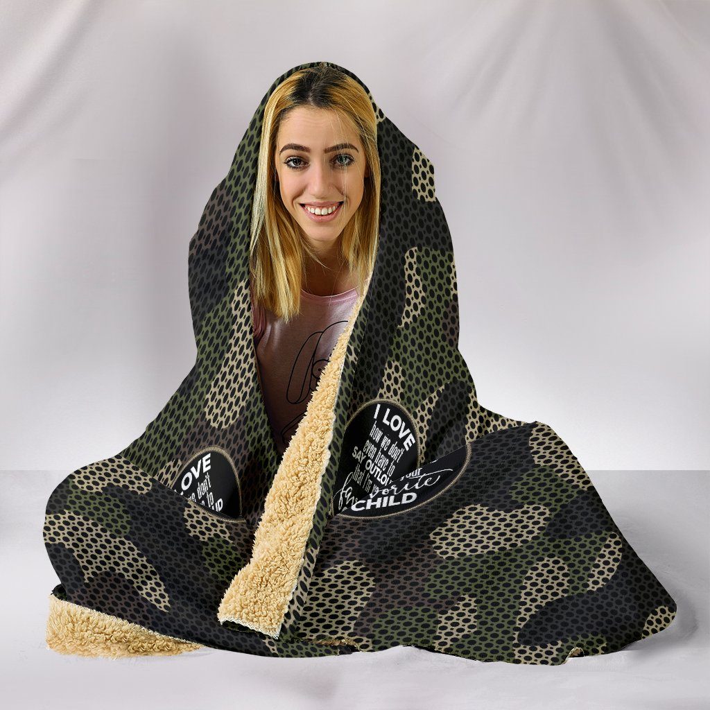 Blanket Hoodie - Camouflage Favorite Child