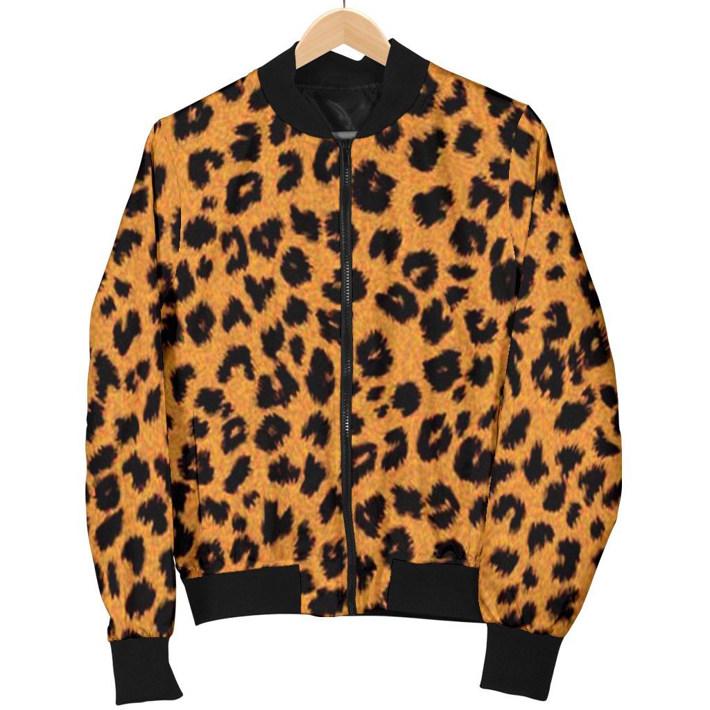 Cheetah Womens Bomber Jacket