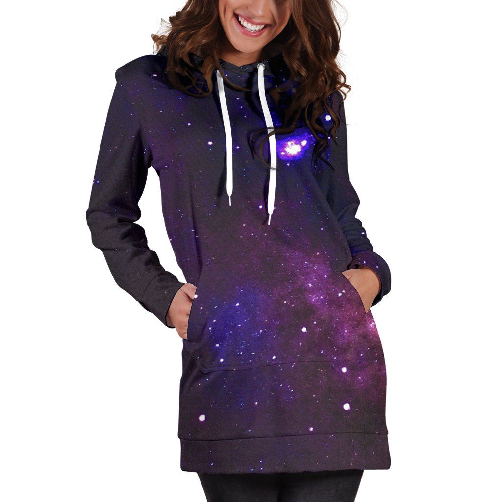 Dress Hoodie - Galaxy Dark Purple