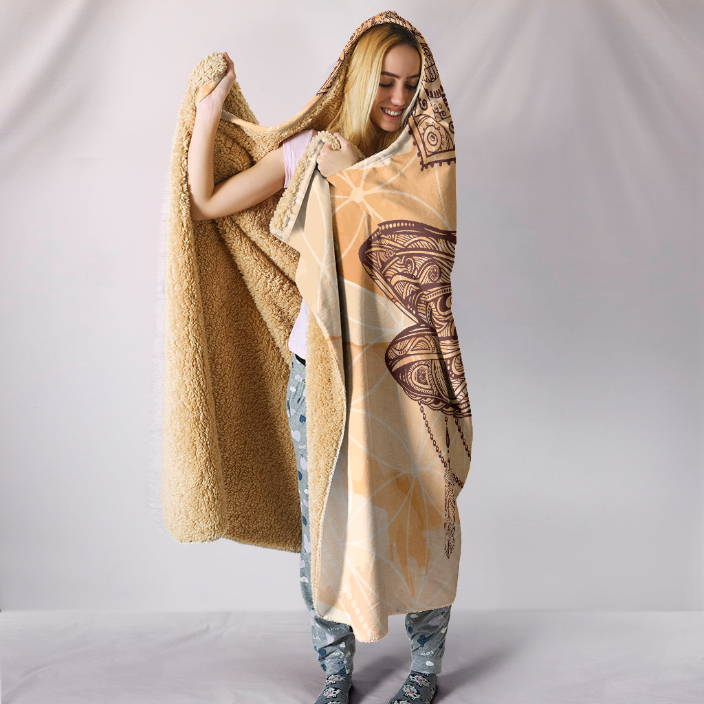 Beige Dragonfly Mandala