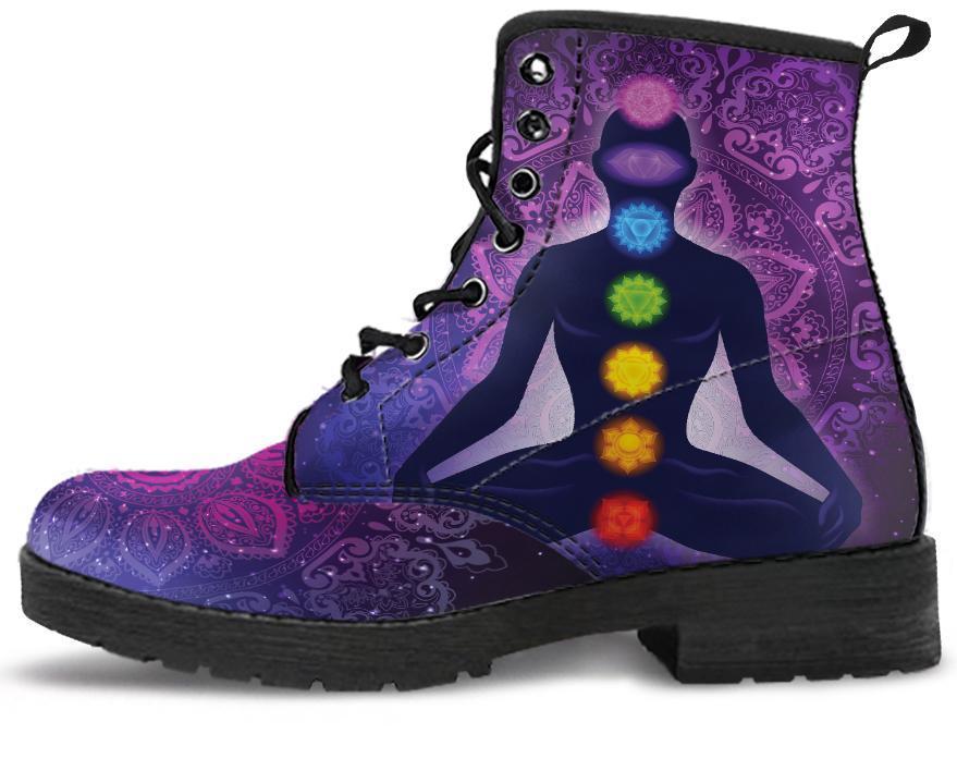 Leather Boots - Mandala Chakra