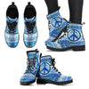 Peace Hippie Bus Blue