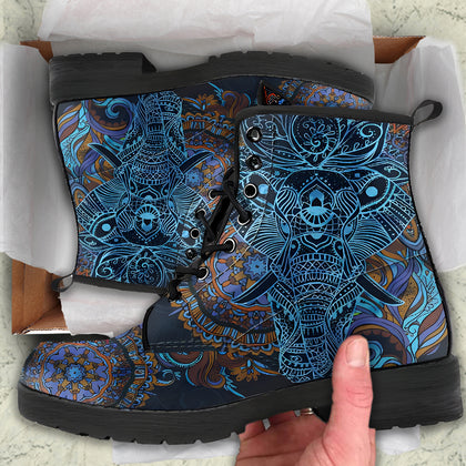 Elephant Blue Mandala