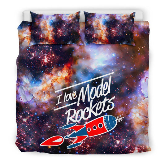 Bedding Set - Rocket Ship Model
