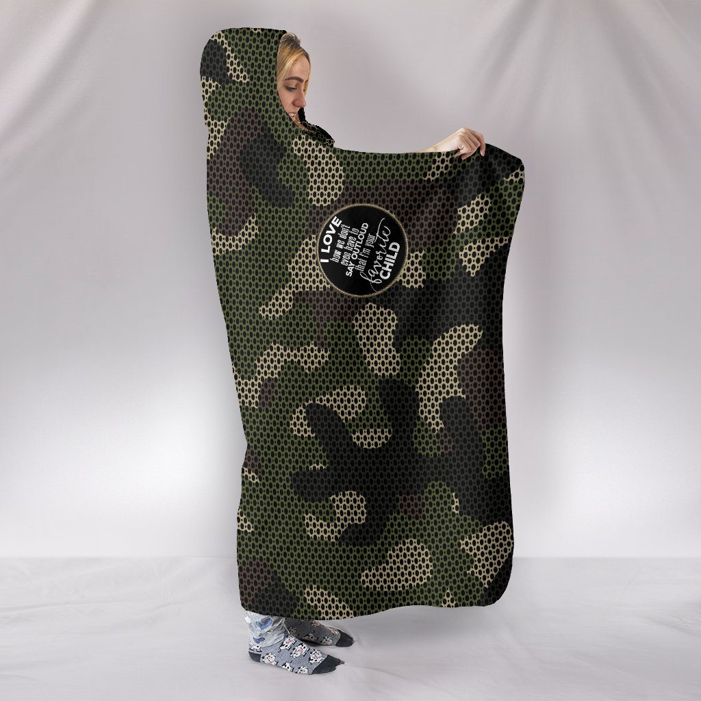 Blanket Hoodie - Camouflage Favorite Child