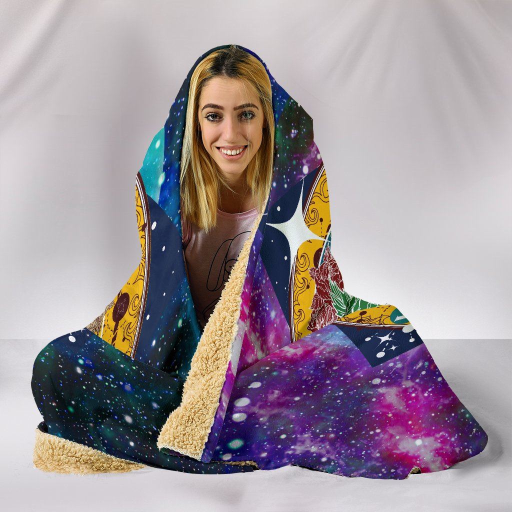Blanket Hoodie - Galaxy Yoga Yin Yang