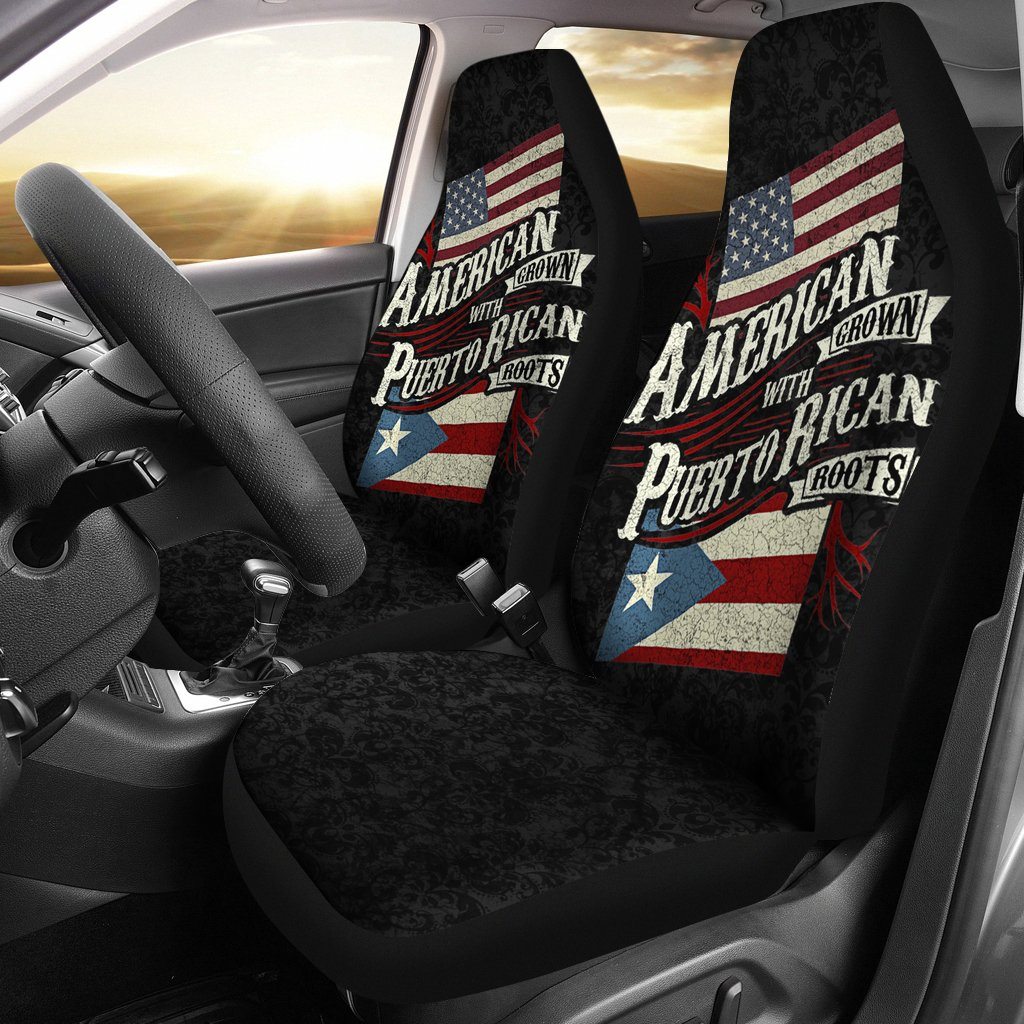 Car Seat Cover - American Grown W/ Puerto Rican Roots