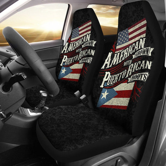 Car Seat Cover - American Grown W/ Puerto Rican Roots