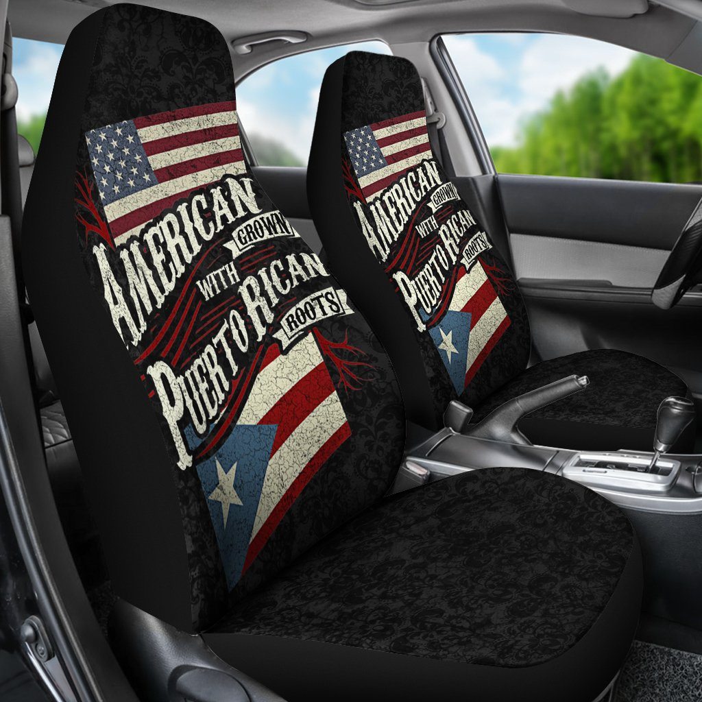 Car Seat Cover - American Grown W/ Puerto Rican Roots