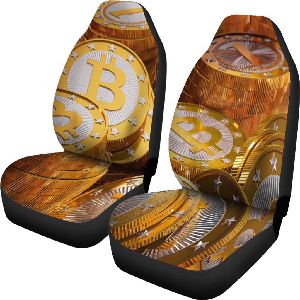 Car Seat Cover - Bitcoin