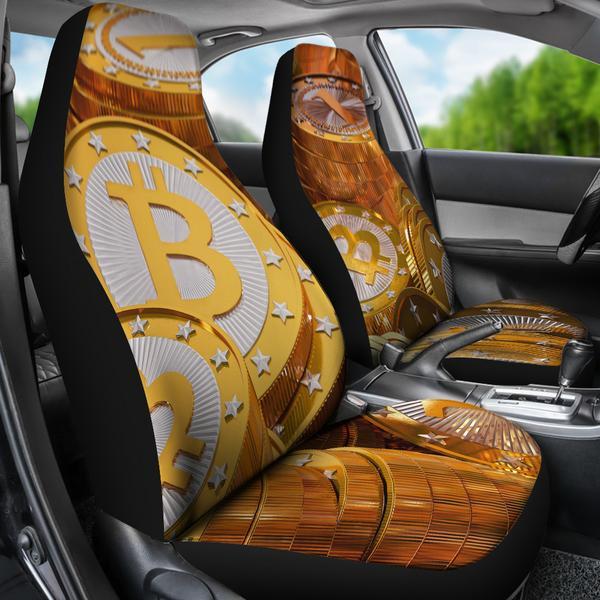 Car Seat Cover - Bitcoin