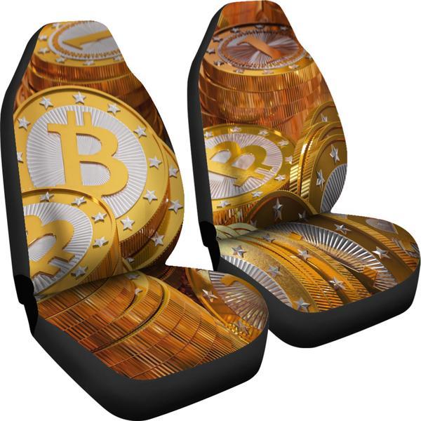 Car Seat Cover - Bitcoin