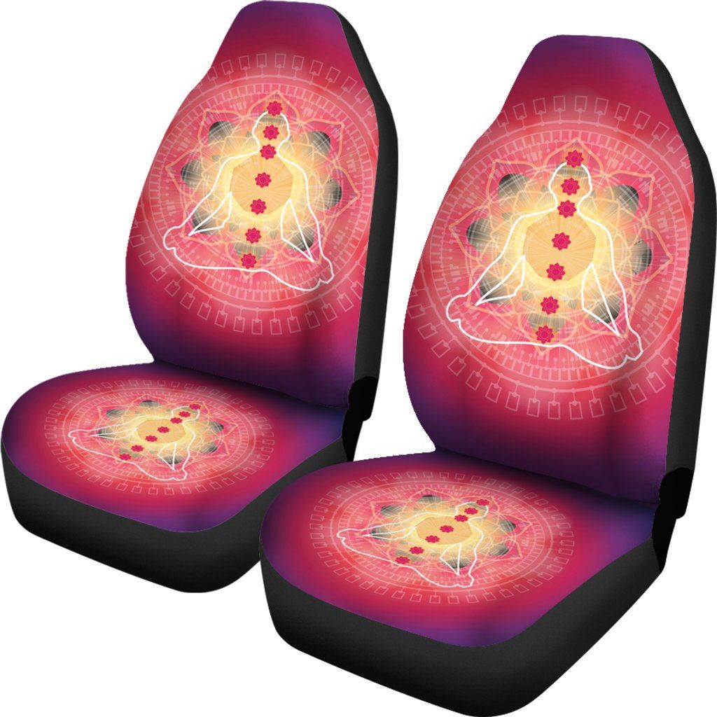 Car Seat Cover - Chakra Light Red