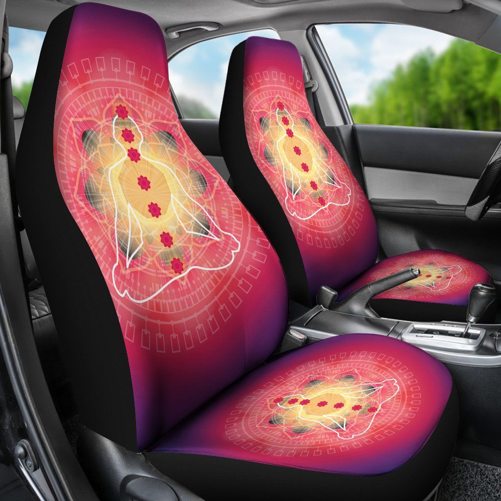 Car Seat Cover - Chakra Light Red