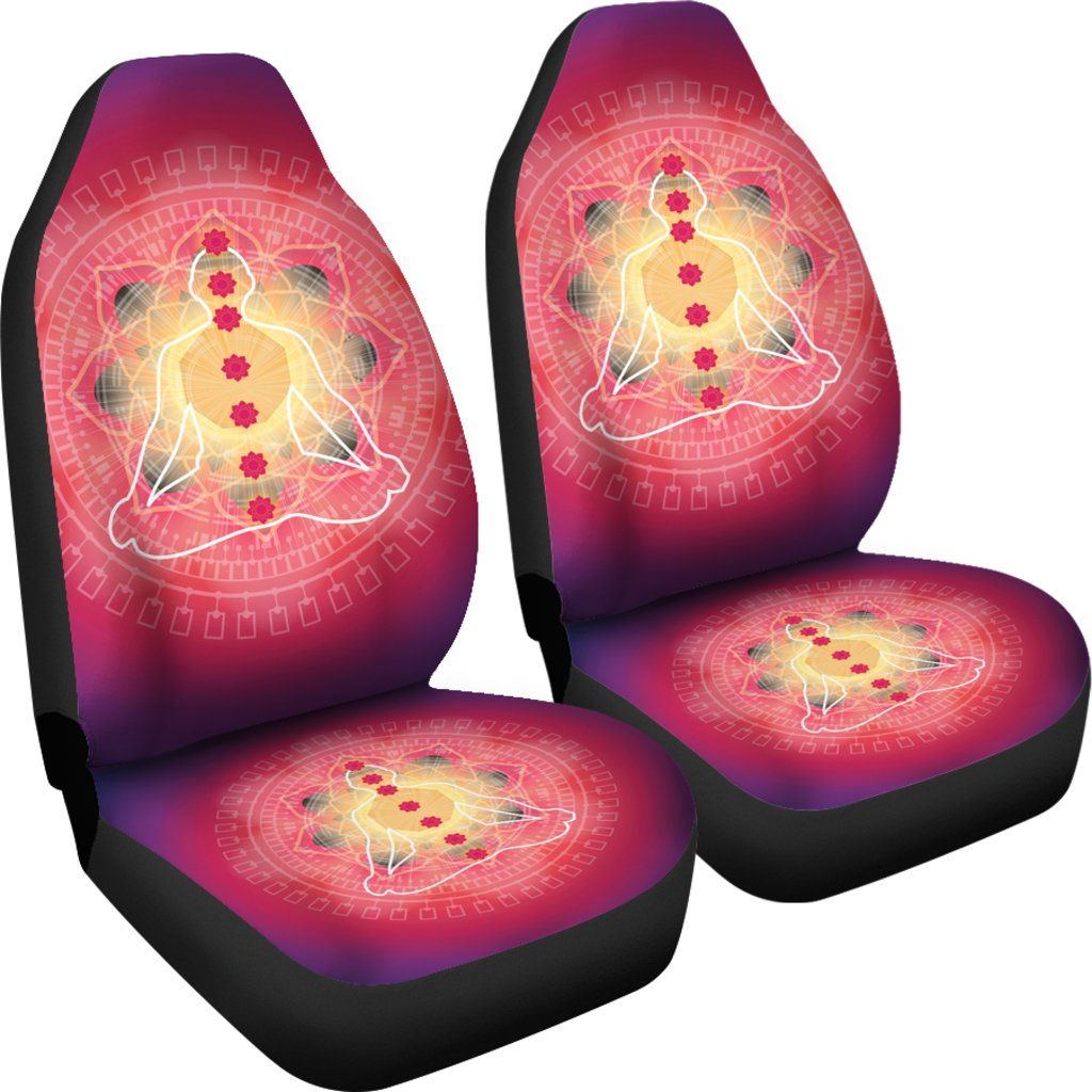 Car Seat Cover - Chakra Light Red