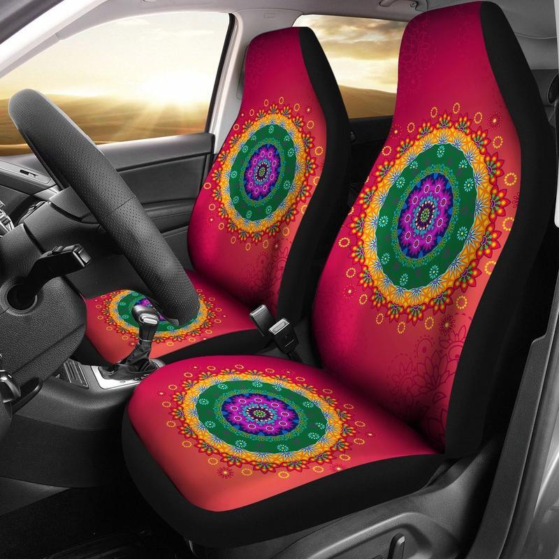 Car Seat Cover - Chakra Red Car Seat Covers