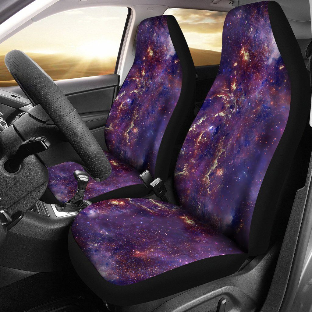 Car Seat Cover - Galaxy Purple