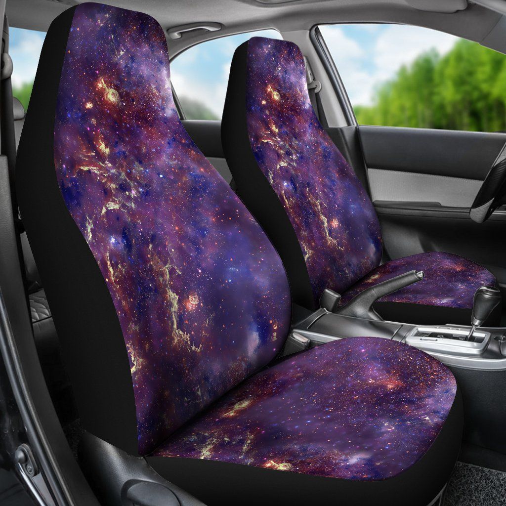Car Seat Cover - Galaxy Purple