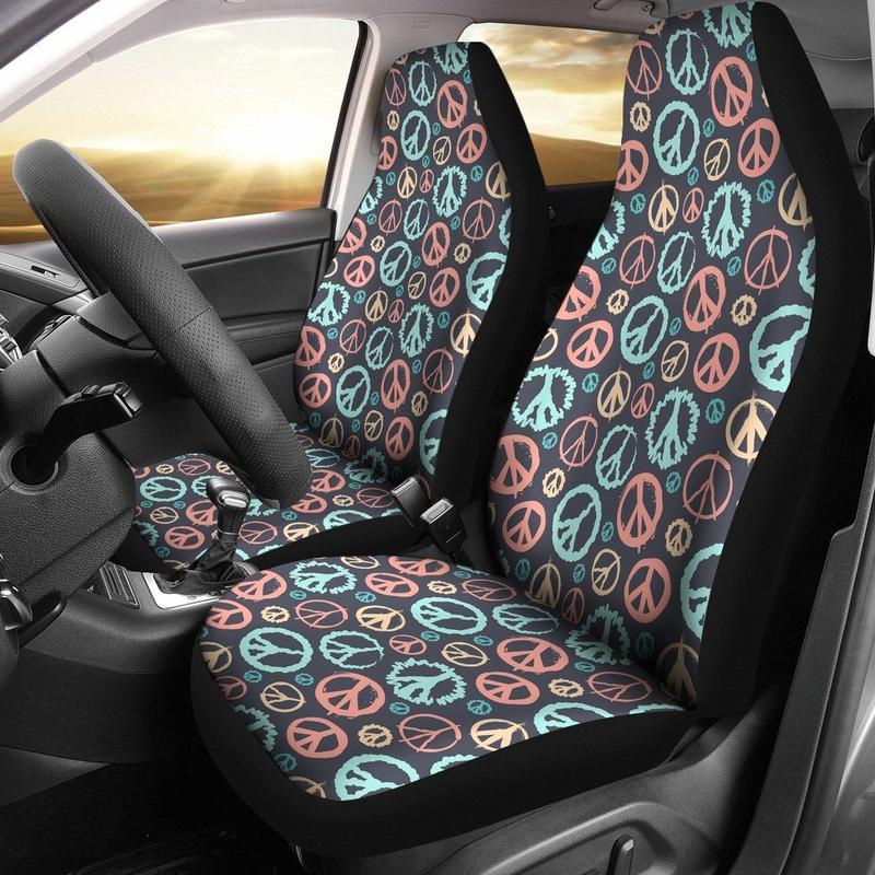 Car Seat Cover - Peace Sign Pattern Seat Covers