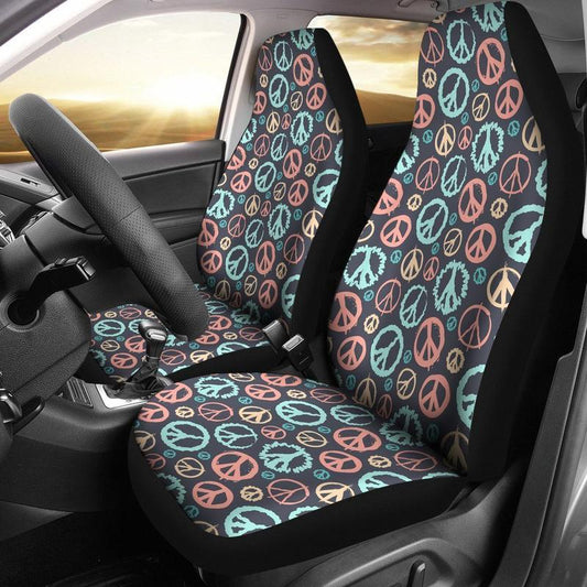 Car Seat Cover - Peace Sign Pattern Seat Covers
