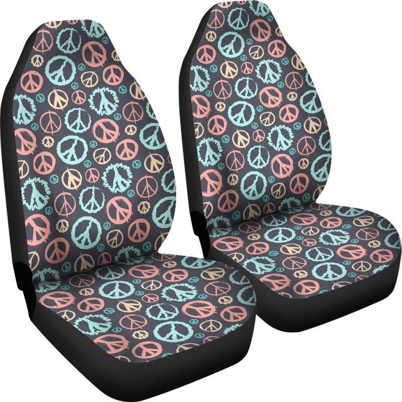 Car Seat Cover - Peace Sign Pattern Seat Covers