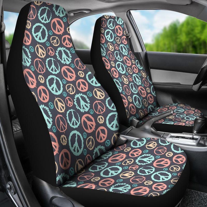 Car Seat Cover - Peace Sign Pattern Seat Covers