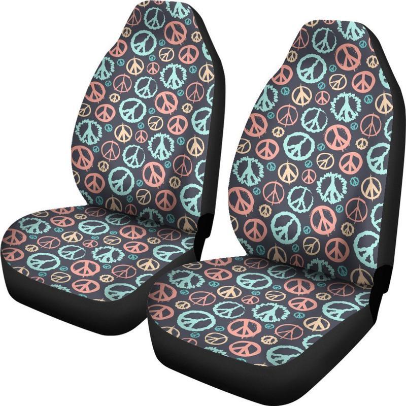 Car Seat Cover - Peace Sign Pattern Seat Covers
