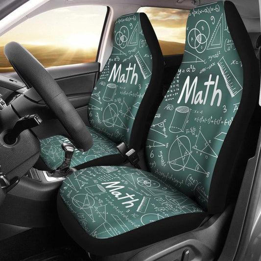 Car Seat Cover - Proud Math Teacher Seat Covers