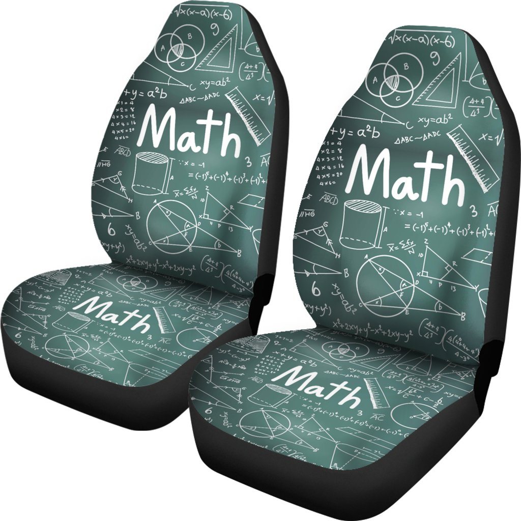 Car Seat Cover - Proud Math Teacher Seat Covers