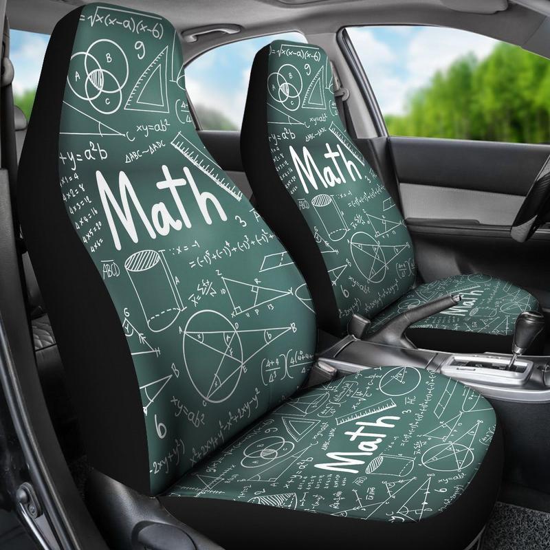Car Seat Cover - Proud Math Teacher Seat Covers