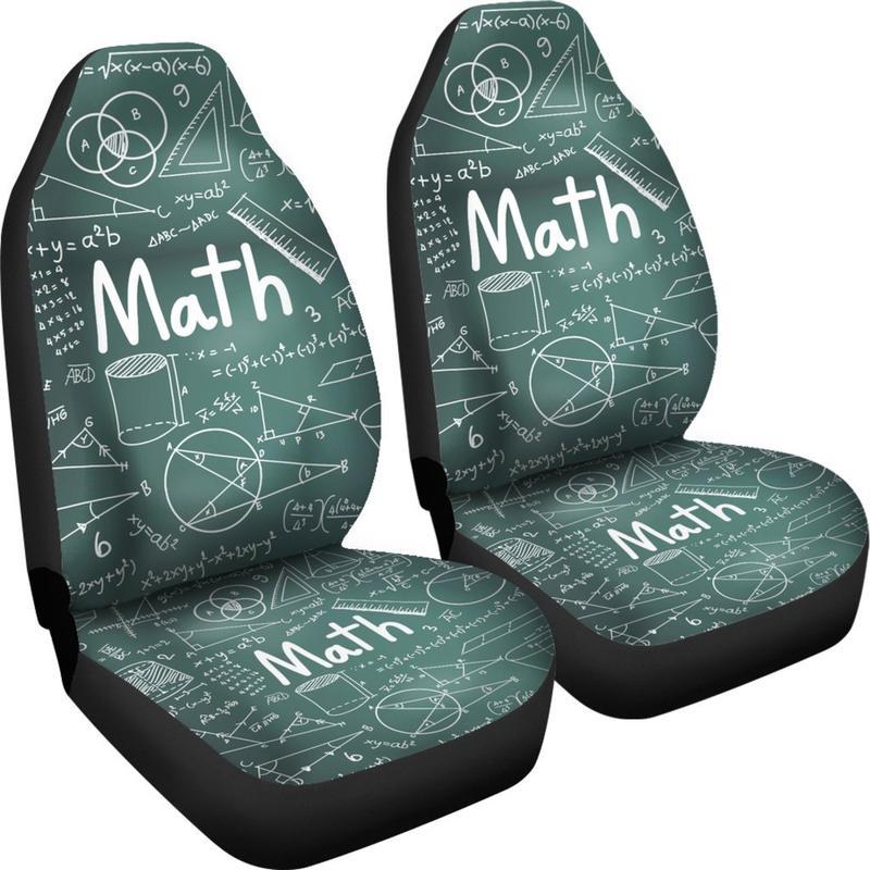 Car Seat Cover - Proud Math Teacher Seat Covers