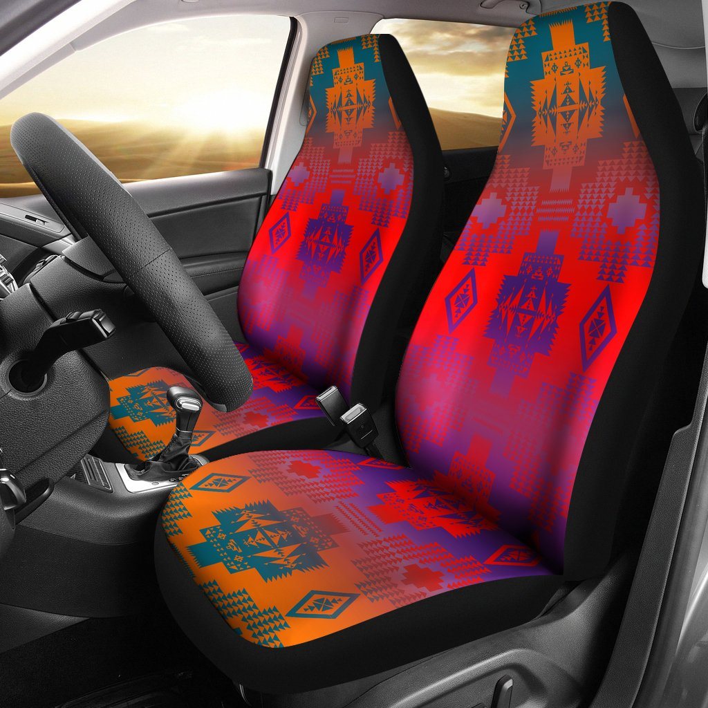 Car Seat Cover - Purple Thunderstorm