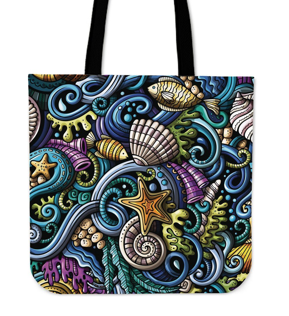 Cloth Tote Bag - Pure Ocean Funk