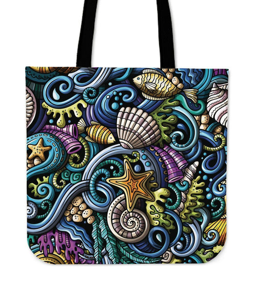 Cloth Tote Bag - Pure Ocean Funk