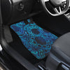Cool Blue Batik Front Car Mats