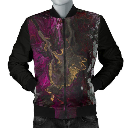 Dark purple acrylics