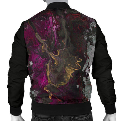 Dark purple acrylics