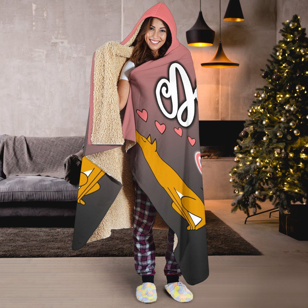 Dogs Need Valentines Hooded Blanket