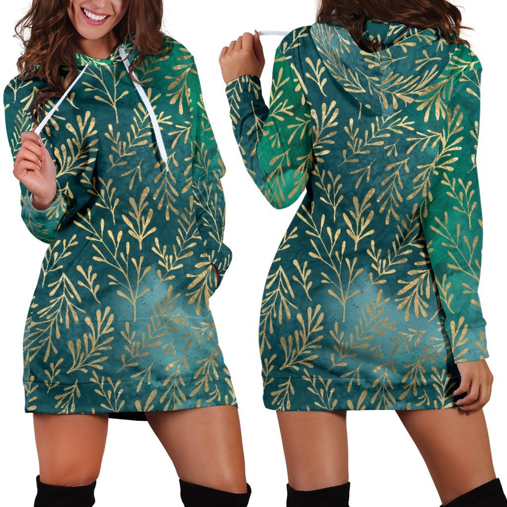 Dress Hoodie - Bohemian Green