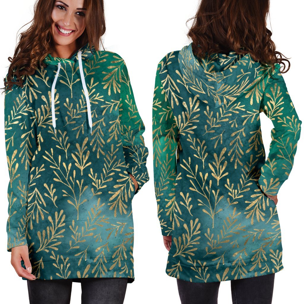 Dress Hoodie - Bohemian Green