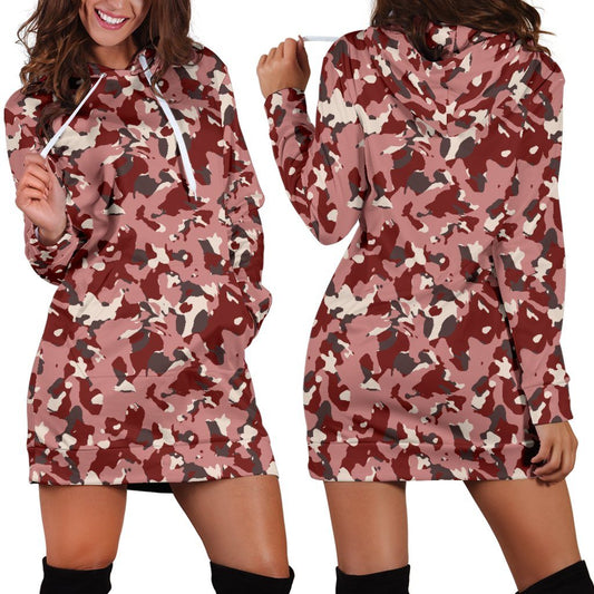 Dress Hoodie - Camouflage Red