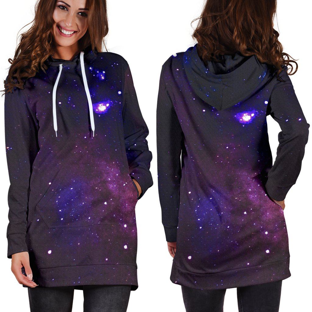 Dress Hoodie - Galaxy Dark Purple