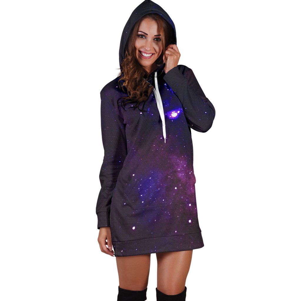 Dress Hoodie - Galaxy Dark Purple