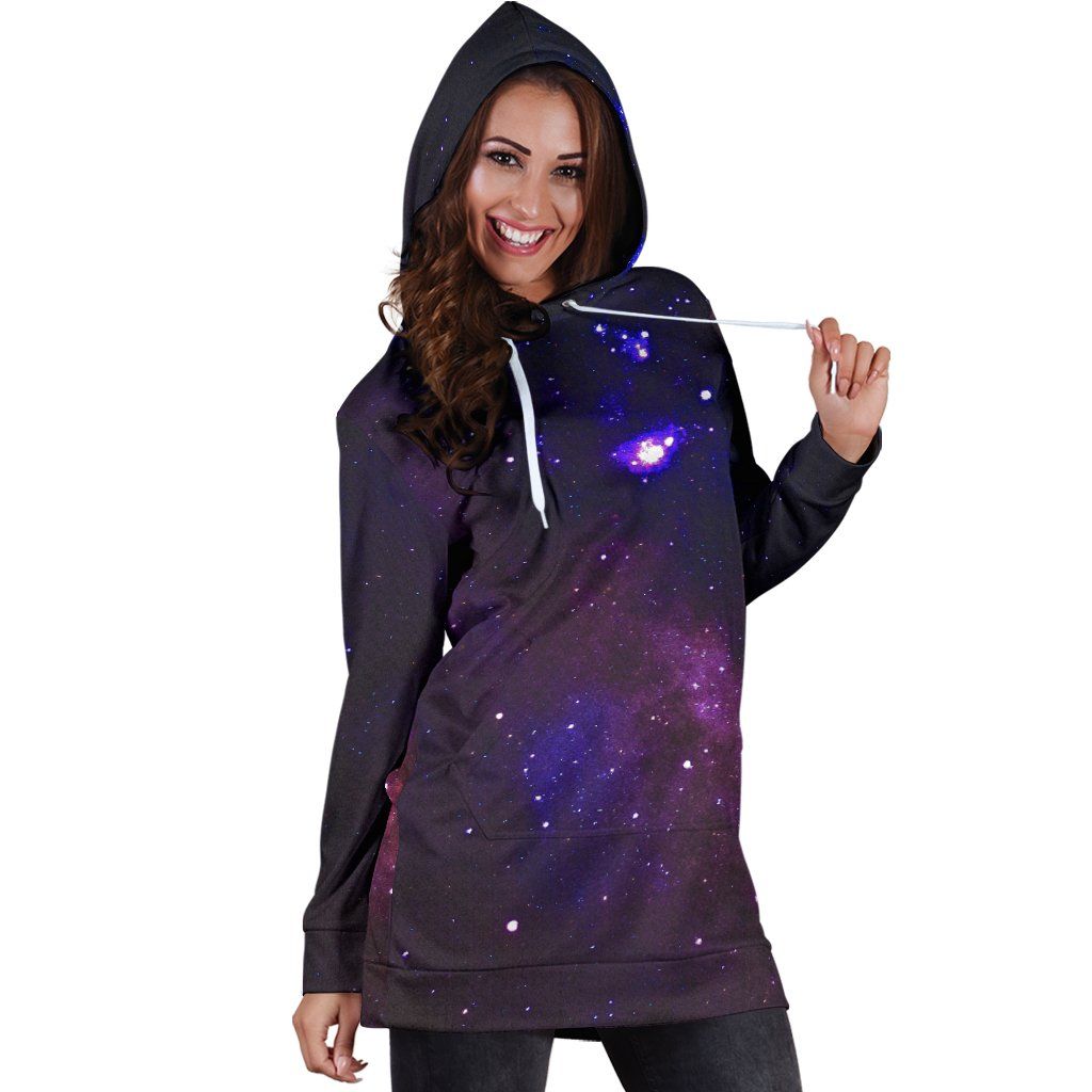 Dress Hoodie - Galaxy Dark Purple