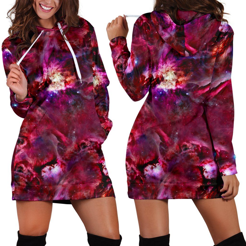 Dress Hoodie - Galaxy Red