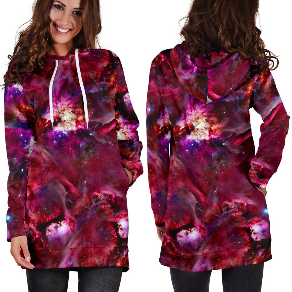 Dress Hoodie - Galaxy Red