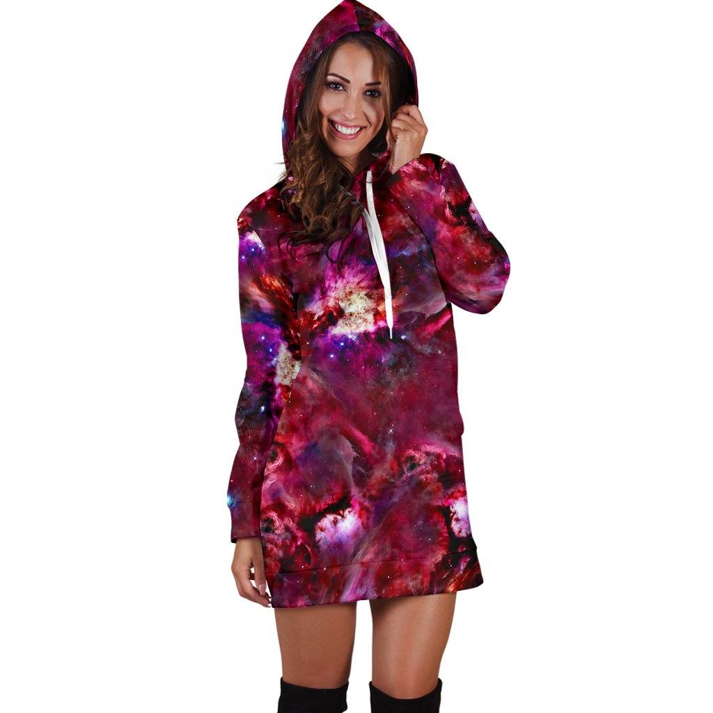 Dress Hoodie - Galaxy Red