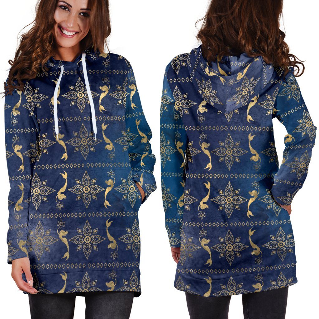 Dress Hoodie - Mermaid Blue