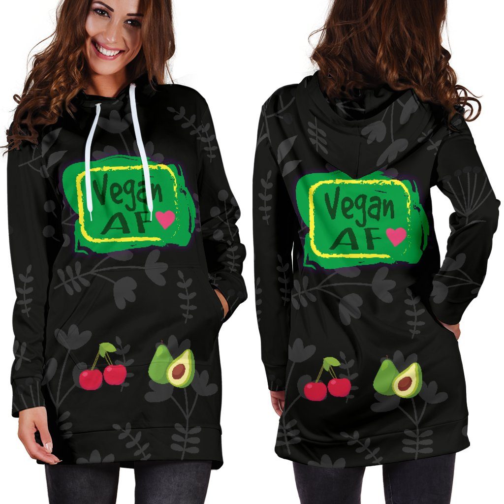 Dress Hoodie - Vegan AF For Healthy Vegans
