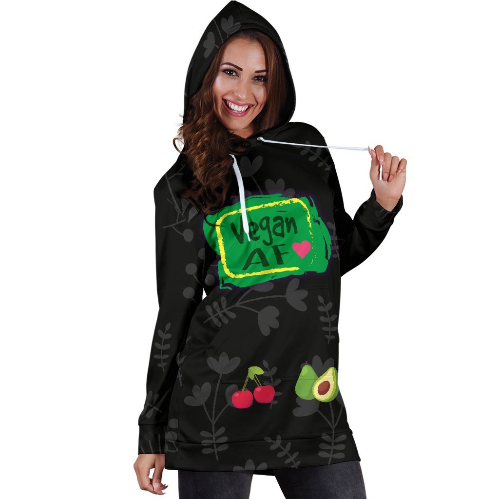 Dress Hoodie - Vegan AF For Healthy Vegans